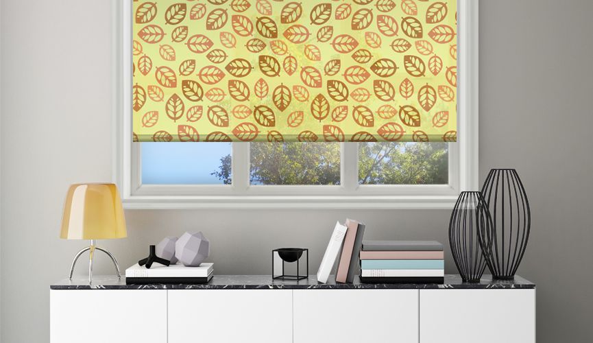 Patterned roller blinds