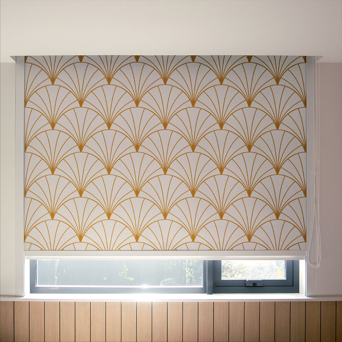 Vintage style roller blinds